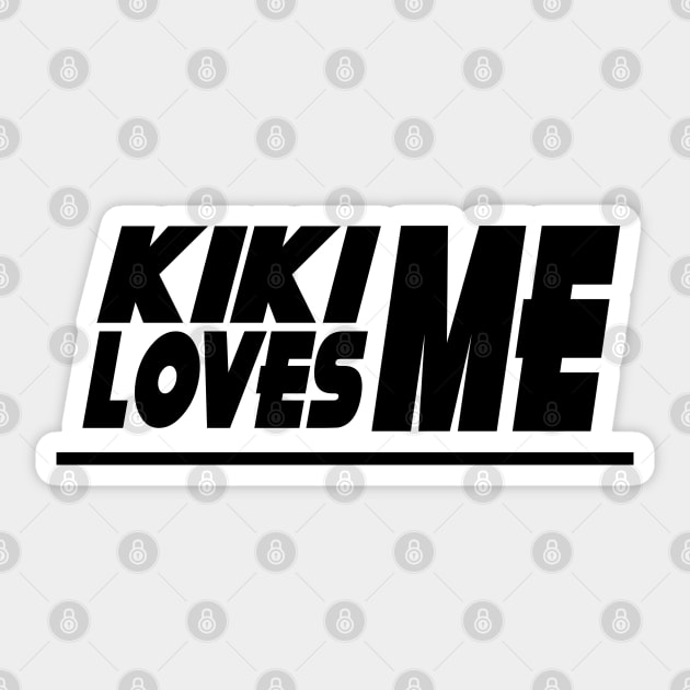 Kiki Loves Me Sticker by rachybattlebot